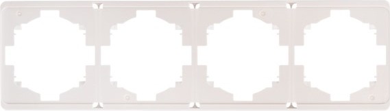 Рамка Kranz KR-78-0754-1 Round 4-постовая, перламутр