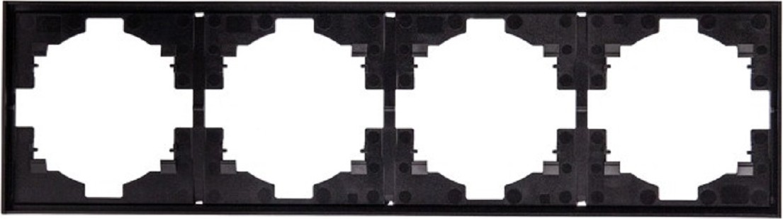 Рамка Kranz KR-78-0754-5 Strong 4-постовая, антрацит