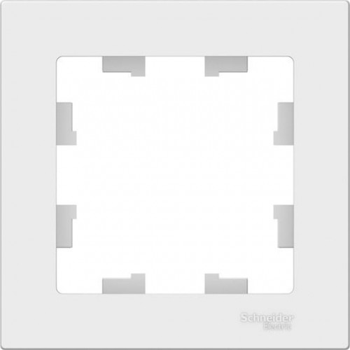 Рамка Systeme Electric AtlasDesign 1-м белая ATN000101 ATN000101 - изображение 2