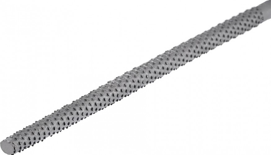 Рашпиль Кобальт 247-811 круглый двухкомпонентная рукоятка, № 2, 250мм - изображение 2