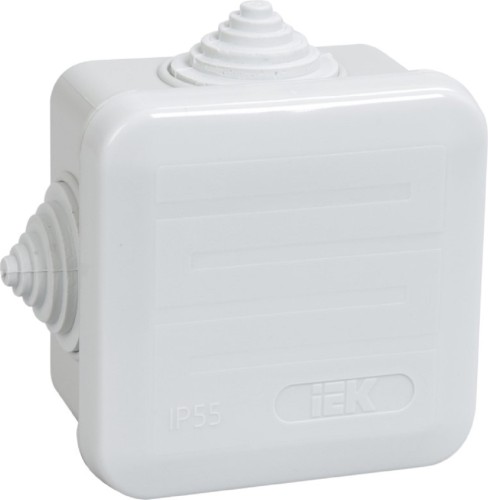 Распаячная коробка IEK ОП IP44 70х70х40 UKOZ11-070-070-040-K41-44 - изображение 4