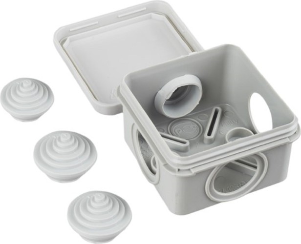 Распаячная коробка IEK ОП IP44 70х70х40 UKOZ11-070-070-040-K41-44 - изображение 2