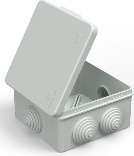 Распаячная коробка ПРОМРУКАВ 40-0302 для О/П (HF) серая 100х100х50