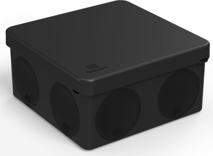 Распаячная коробка ПРОМРУКАВ 60-0300-9005 для прямого монтажа безгалогенная (HF) 100х100х50