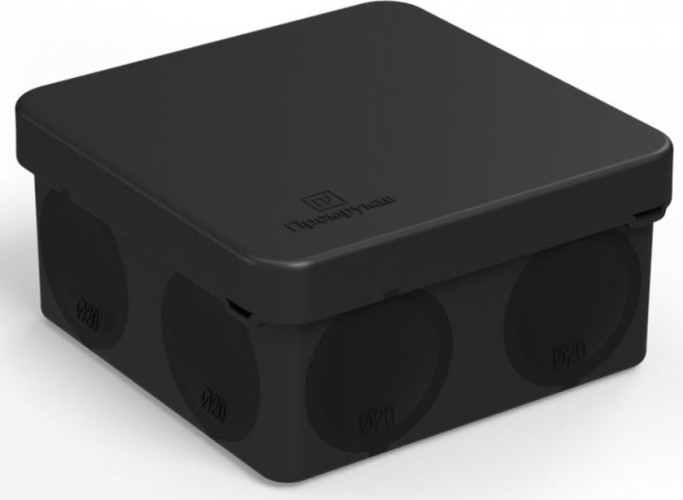 Распаячная коробка ПРОМРУКАВ 60-0210-9005 для прямого монтажа (HF) 80х80х40