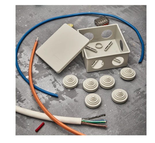 Распаячная коробка REXANT 28-3052 ОУ 85х85х40 мм, IP44 - изображение 4