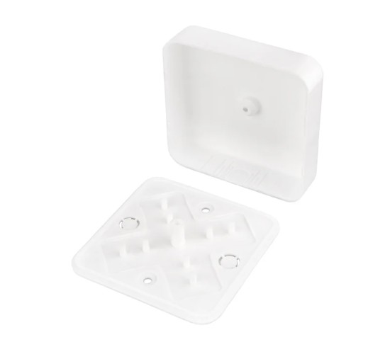 Распаячная коробка REXANT 28-3072 ОУ для кабель-канала, 80х80х23мм, белая, IP40 - изображение 3