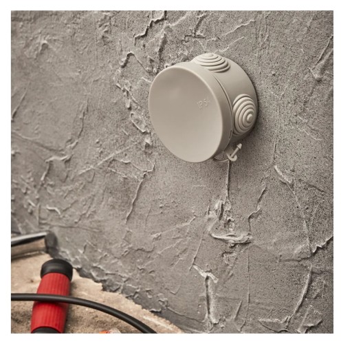 Распаячная коробка REXANT 28-3008 ОУ, ø 65х40 мм, IP54 (УПр 65/40.1.3) - изображение 3