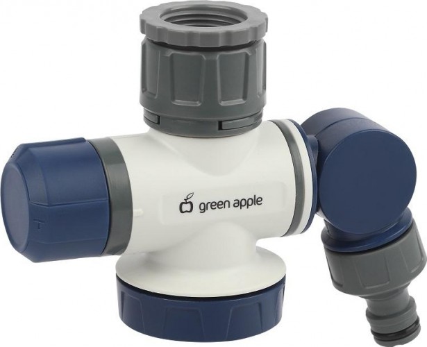 Распределитель GREEN APPLE двухканальный (кран+штуцер) GARP-02 Б0057556