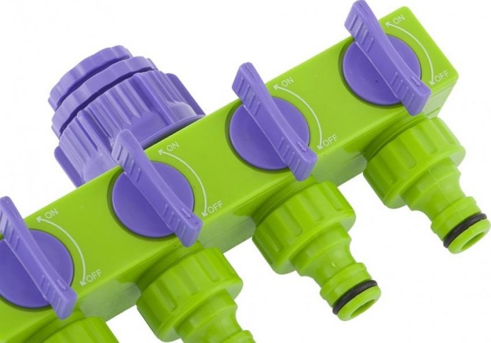 Распределитель PALISAD 1/2" - 3/4" четырехканальный 66425 66425 - изображение 3