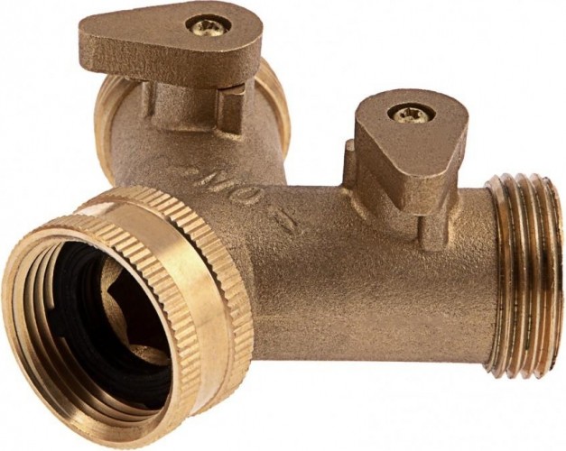 Распределитель PALISAD 66523 2-хканальный, регулируемый, внешн. и внутрен. резь - изображение 3