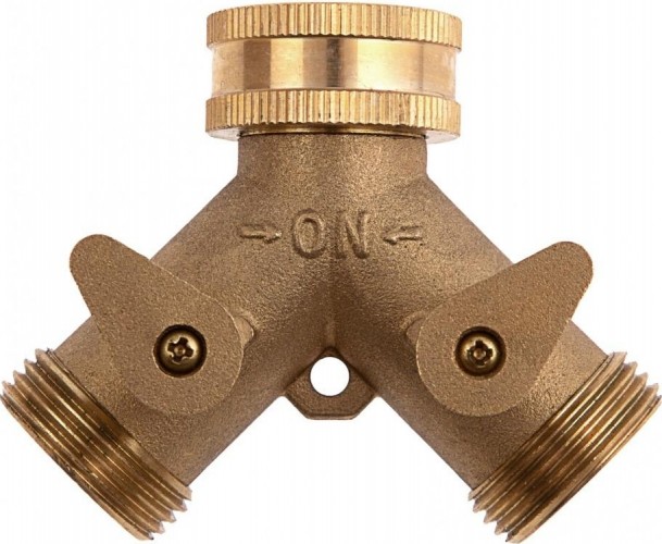 Распределитель PALISAD 66523 2-хканальный, регулируемый, внешн. и внутрен. резь - изображение 2