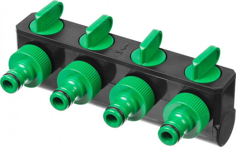 Распределитель РОСТОК RS-4 3/4", четырехканальный, поливочный, с внутренней р 426378