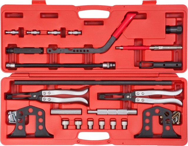 Рассухариватель клапанов универсальный МАСТАК 103-10019C 19 предметов - изображение 2
