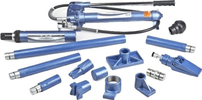 Растяжка гидравлическая STELS 10 т 16 предметов, 7 сменных насадок, кейс 51353