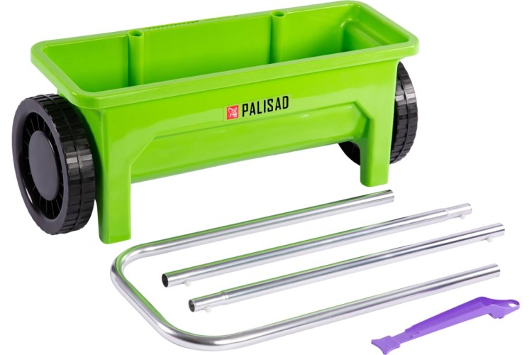 Разбрасыватель PALISAD 63950 на колесах механическая с ручкой, 12 л. - изображение 4