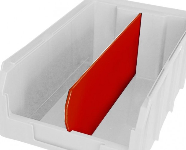 Разделитель продольный СТЕЛЛА-ТЕХНИК V-3 красный, для пластикового ящика