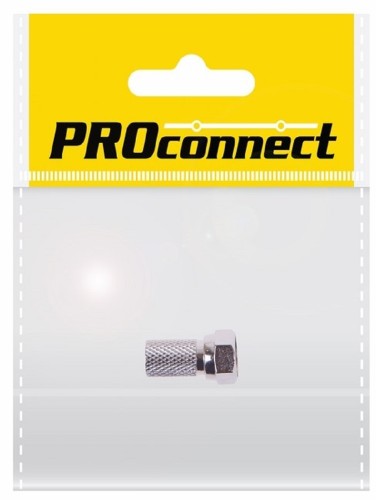 Разъем антенный Proconnect 05-4005-4-7 штекер F, для кабеля SAT с резинов. уплотнит. 1шт