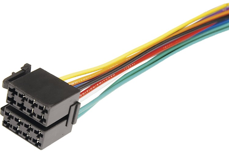 Разъем для автомагнитол REXANT 16-0502 ( уп. 10 штук ) Евро ISO, сдвоенное гнездо акустика+питание 16-0502