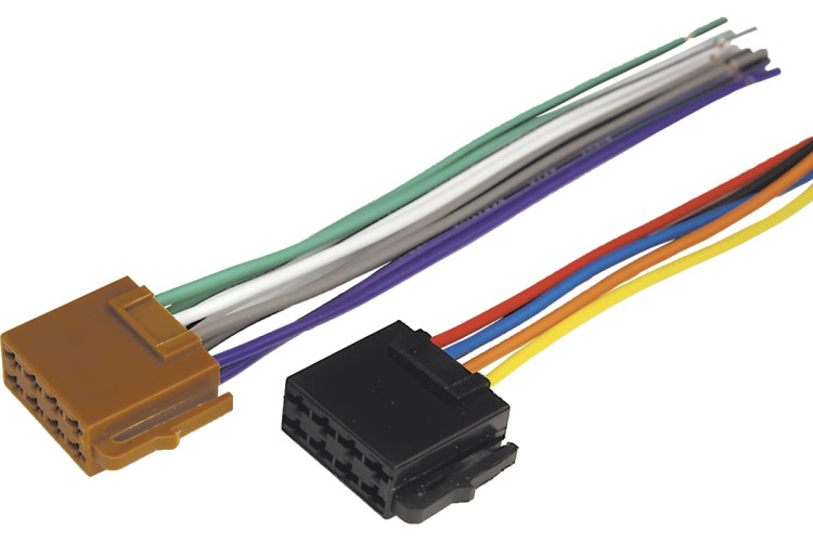 Разъем для автомагнитол REXANT 16-0501 ( уп. 10 штук ) Евро ISO, 2 гн. акустика+питание 16-0501