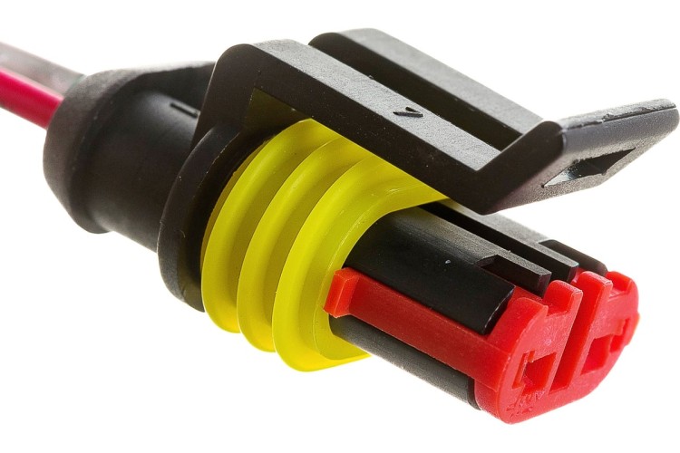 Разъем гнездо автомобильный REXANT 16-0312-9 ( уп. 10 штук ) DJ7021-1.5-21 с проводом 20см 16-0312-9 - изображение 2