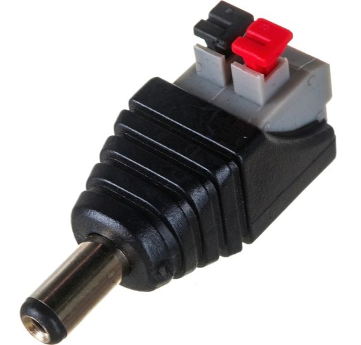 Разъем питания REXANT 14-0314-2 ( уп. 50 штук ) штекер 2.1х5.5 с быстрозажимной колодкой (блистер) 14-0314-2