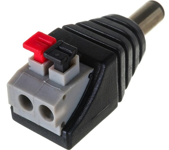 Разъем питания REXANT 14-0314-2 ( уп. 50 штук ) штекер 2.1х5.5 с быстрозажимной колодкой (блистер) 14-0314-2 - изображение 2