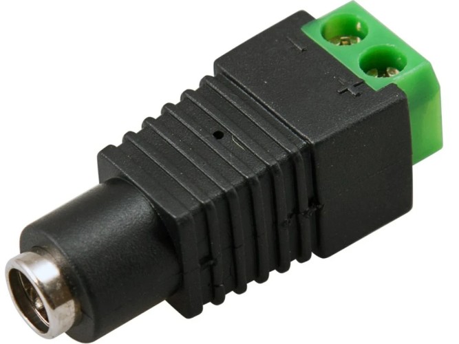 Разъем питания REXANT 14-0315 ( уп. 50 штук ) гнездо 2.1х5.5 с клеммной колодкой 14-0315