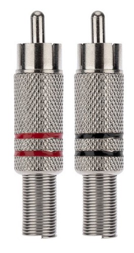 Разъем Proconnect 14-0405-4 RCA металл пайка ZN черные 50шт /красные 50шт - изображение 3