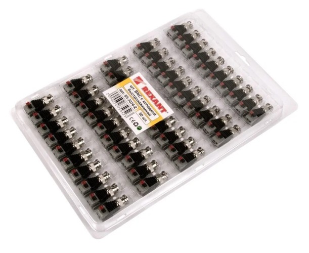 Разъем REXANT 05-3076-2 ( уп. 50 штук ) штекер BNC с быстрозажимной колодкой  05-3076-2 - изображение 2