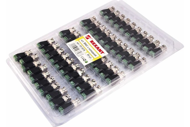 Разъем REXANT 05-3076 ( уп. 50 штук ) штекер BNC с клеммной колодкой 05-3076 - изображение 2