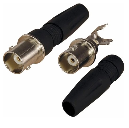 Разъем REXANT 05-3082 ( уп. 50 штук ) гнездо BNC под винт с колпачком 05-3082