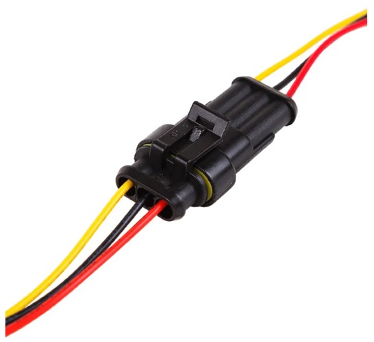 Разъем штекер автомобильный REXANT 16-0303-9 ( уп. 10 штук ) DJ7031-1.5-11 с проводом 20см 16-0303-9 - изображение 2