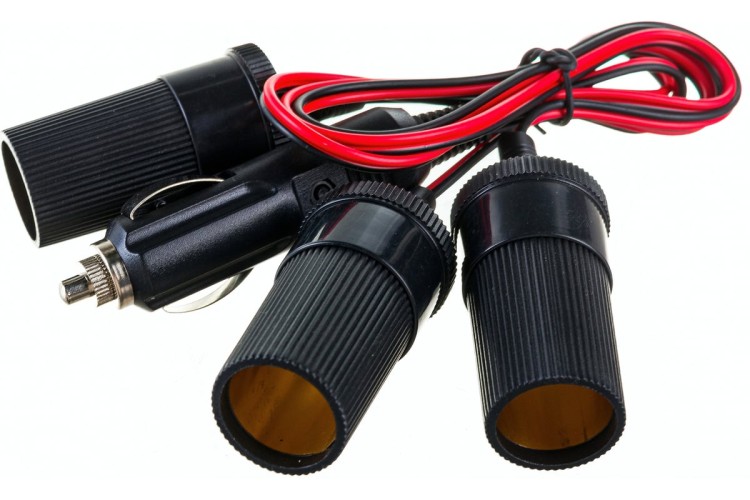 Разветвитель автоприкуривателя REXANT 16-0221 3 гнезда шнур (FD-1817)