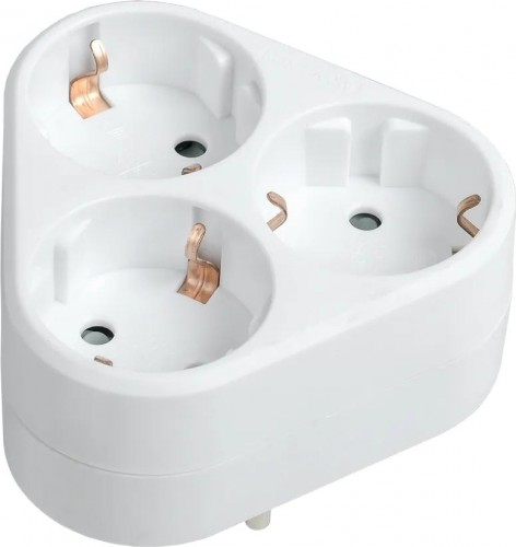 Разветвитель IEK Т-01/03 3-м 16А IP20 Т-01/03 2P+PE треугольн. WTP10-16-03-Z-K01