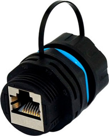 Разветвитель REXANT 02-0285 индустриальный модуль,RJ-45(8P8C), FTP, CAT 6