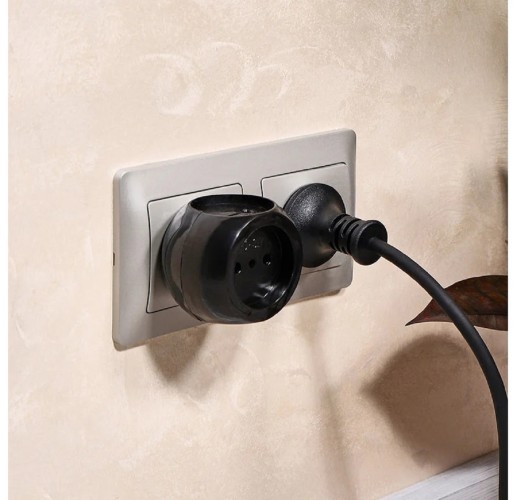 Разветвитель REXANT 11-1063-1 электрический "Шар", 6A б/з, 220B, черный - изображение 5