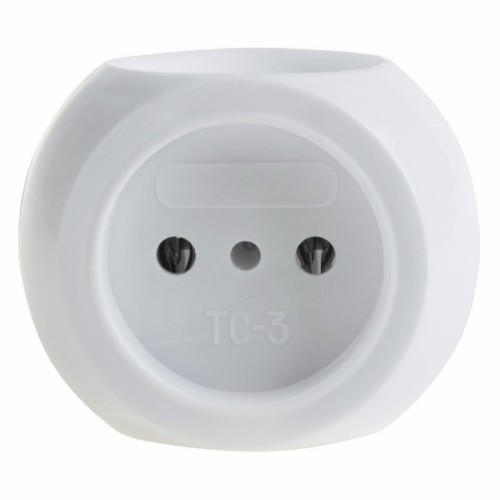 Разветвитель REXANT 11-1063 электрический "Шар", 6A б/з, 220B, белый - изображение 2