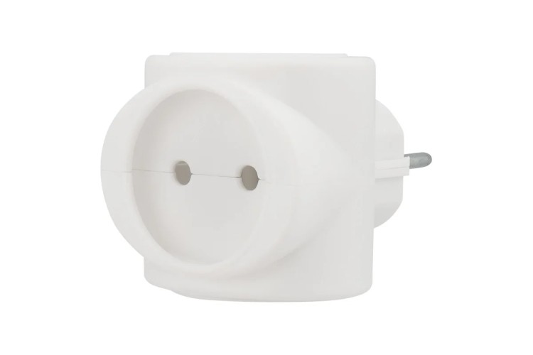 Разветвитель REXANT 11-1064 электрический 6A б/з, 220 в белый