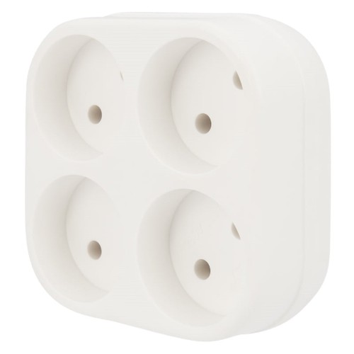 Разветвитель REXANT 11-1072 электрический 6A б/з, белый