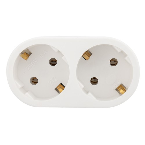 Разветвитель REXANT 11-1075 электрический 16A вертикальный, с/з, белый - изображение 4