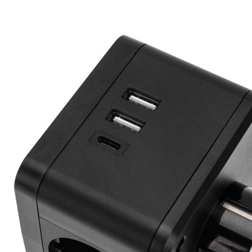 Разветвитель REXANT 11-1252 Куб 16A с/з + 2хUSB-A 2,4A + USB Type-C 3A с ночно - изображение 5