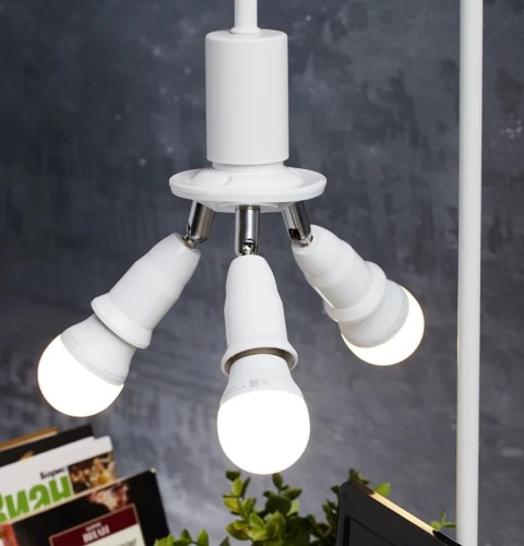 Разветвитель цокольный REXANT 11-8863 Е27-3хЕ27 (поворотный цоколь) белый - изображение 3