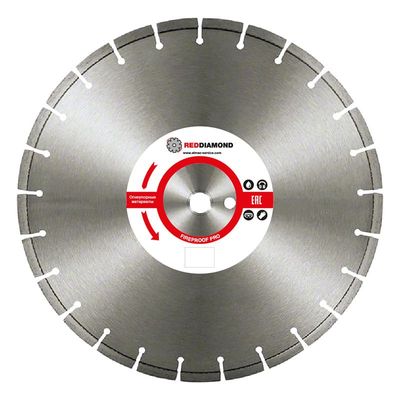 Диск по свежему бетону RedDiamond Green Uni d0300/40х3,2х9/18 25,4 2110001 - изображение 10