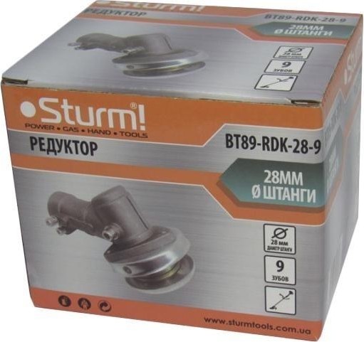 Редуктор бензотриммера Sturm BT89-RDK-28-9 28мм, 9 зуб. - изображение 2