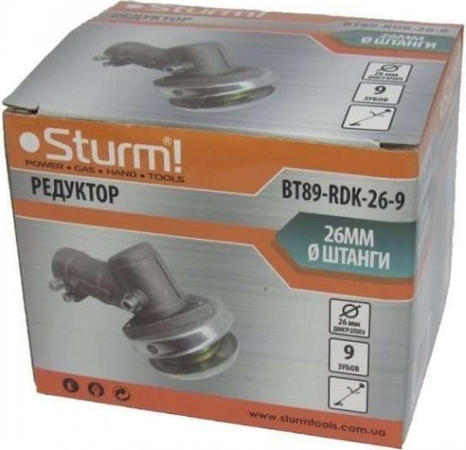 Редуктор бензотриммера Sturm BT89-RDK-26-9 26мм, 9 зуб. - изображение 2
