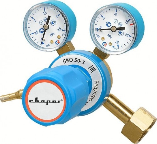 Редуктор кислородный СВАРОГ БКО-50-5 крупногабаритный, алюминий (95624) 00000095624