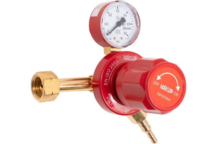 Редуктор пропановый KRASS БПО 5 КР 2,5/0,4 МПа, 5 м3/ч ПОВЕРЕННЫЙ 2117516PV