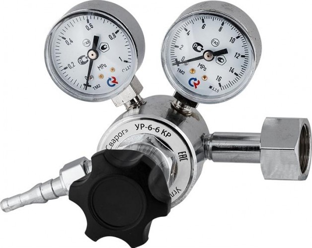 Редуктор углекислотный СВАРОГ УР-6-6 КР малогабаритный (94145) 00000094145