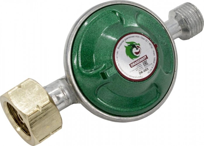 Регулятор давления газа DRAGONKIT DK-003 ( "Лягушка" ) (выход резьба 1/2) 00-00002764 - изображение 3